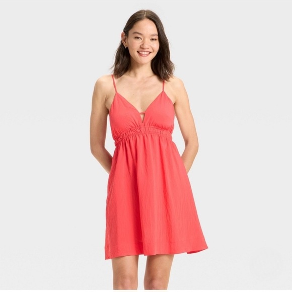 a new day Dresses & Skirts - Women's Mini a-Line Dress - New Day™ Coral S